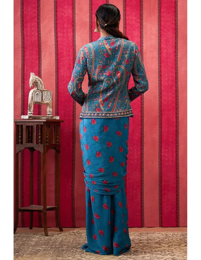 Qala Drape Skirt Set