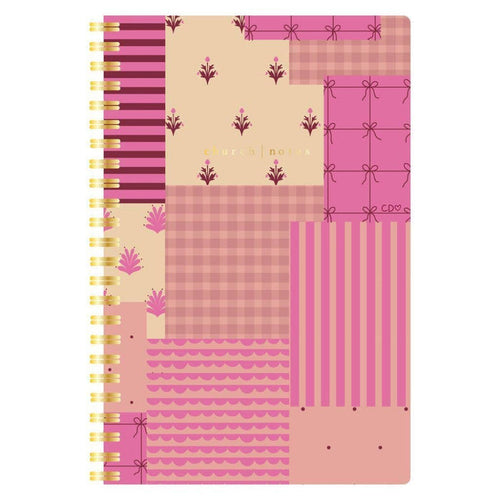 Church Notes Co. Quilted Patchwork Bible Study Notebook by Callie Danielle