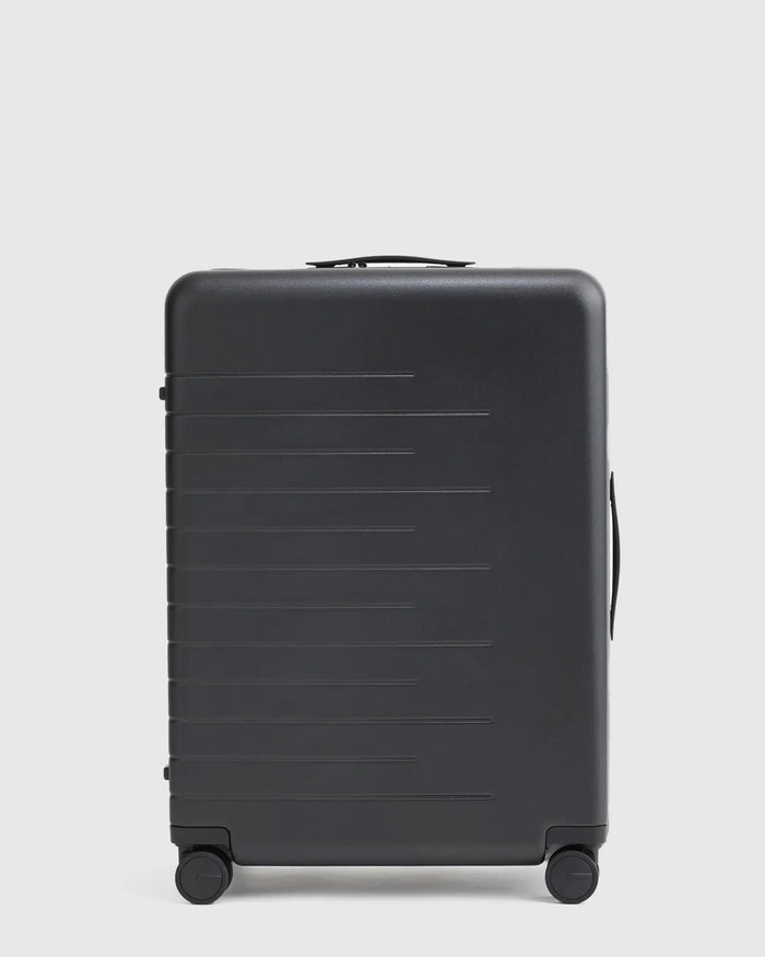 Black Custom Quince Check-In 24" Hard Shell Suitcase - Corporate Gifts