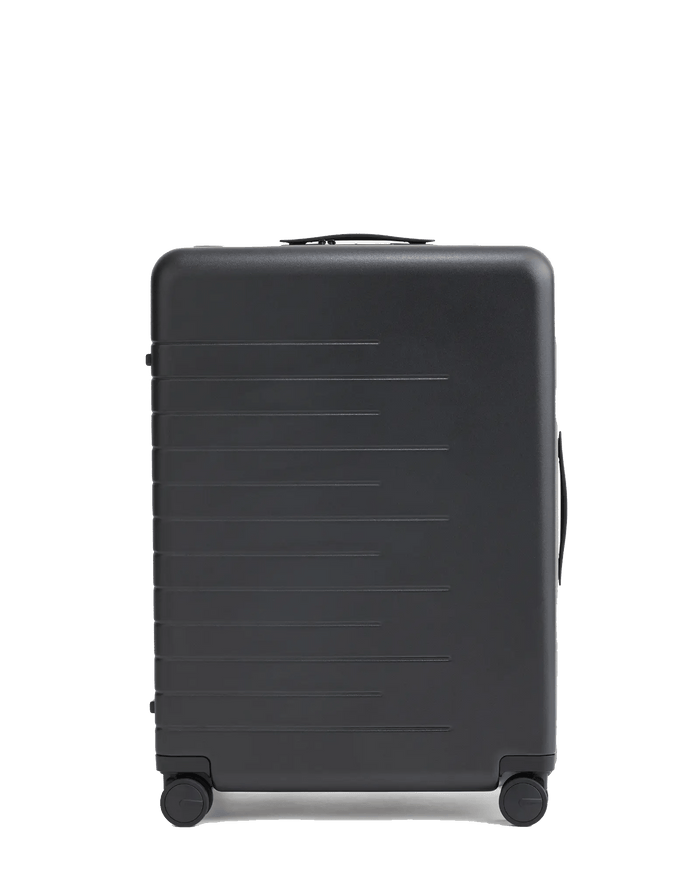 Black Custom Quince Carry-on 21" Hard Shell Suitcase - Corporate Gifts