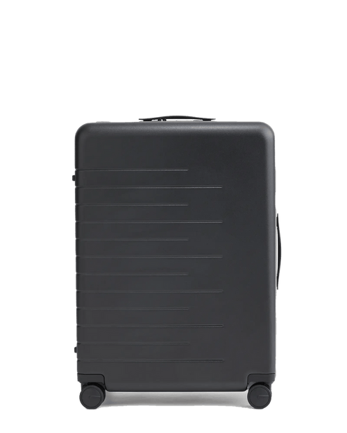 Black Custom Quince Carry-on 21" Hard Shell Suitcase - Corporate Gifts