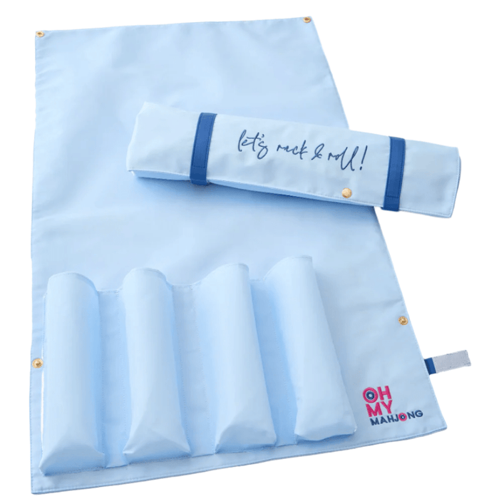 Oh My Mahjong Blue Rack & Roll Bag (Choose Color)