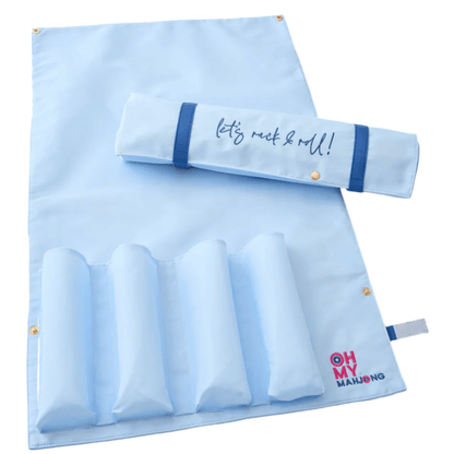 Oh My Mahjong Blue Rack & Roll Bag (Choose Color)