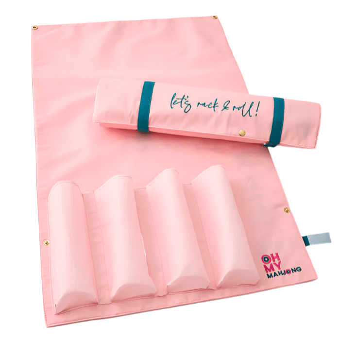 Oh My Mahjong Pink Rack & Roll Bag (Choose Color)