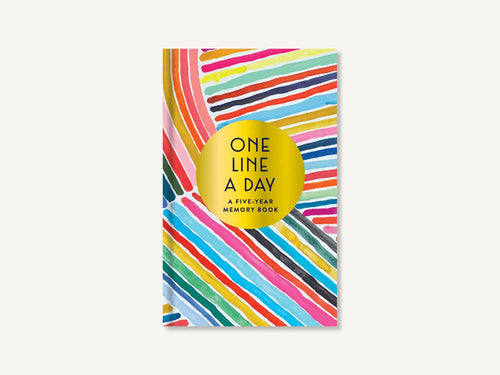Rainbow One Line a Day 5 Year Memory Book