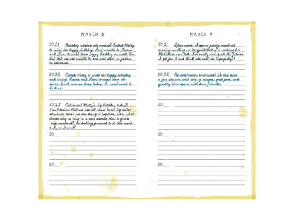 Rainbow One Line a Day 5 Year Memory Book