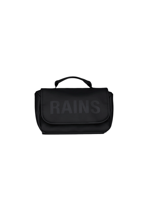 Black Custom RAINS Texel Wash Bag - Corporate Gifts