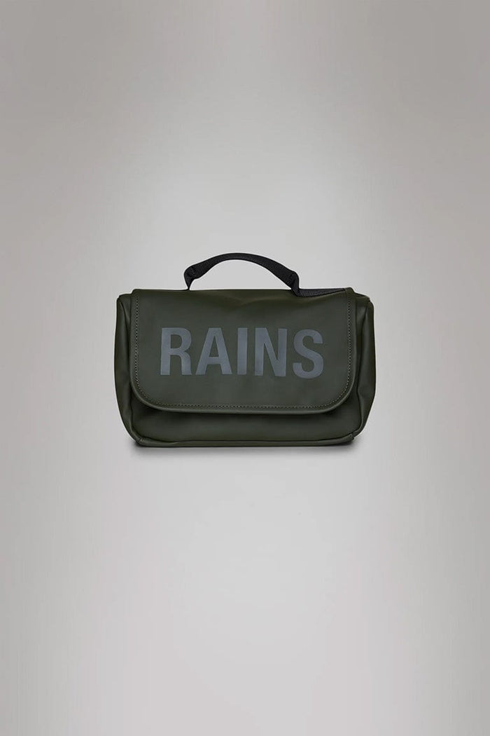 Green Custom RAINS Texel Wash Bag - Corporate Gifts