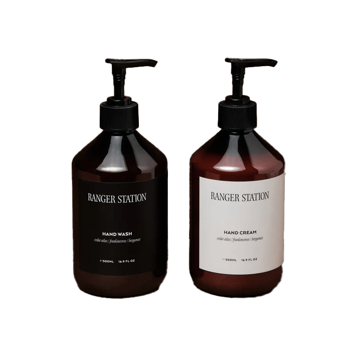 Atlas Cedar Custom Ranger Station Hand Soap + Cream - Corporate Gifts