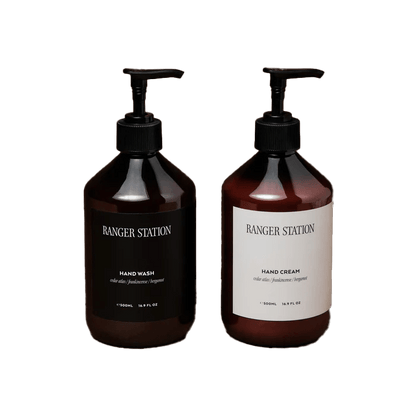 Atlas Cedar Custom Ranger Station Hand Soap + Cream - Corporate Gifts