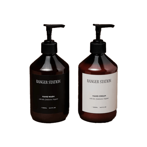 Atlas Cedar Custom Ranger Station Hand Soap + Cream - Corporate Gifts