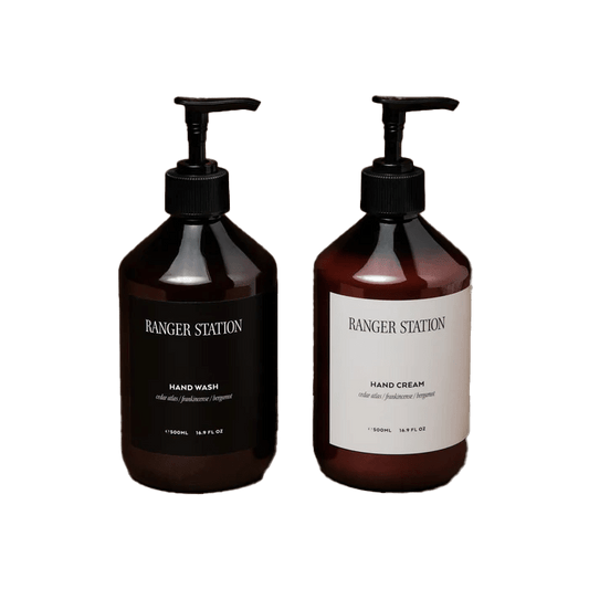 Atlas Cedar Custom Ranger Station Hand Soap + Cream - Corporate Gifts