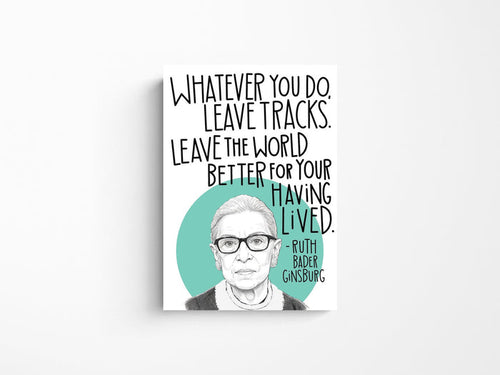RBG Leave Tracks Magnet