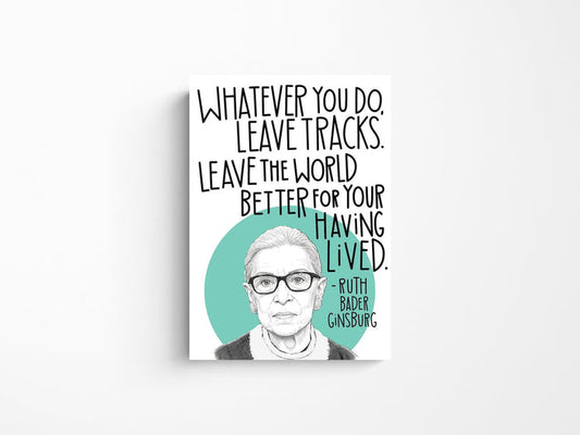 RBG Leave Tracks Magnet