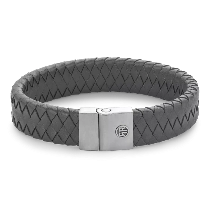 Rebel & Rose Full Metal Herringbone Grey Matt - RR-M0050-S-L