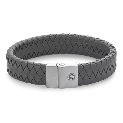 Rebel & Rose Full Metal Herringbone Grey Matt - RR-M0050-S-L