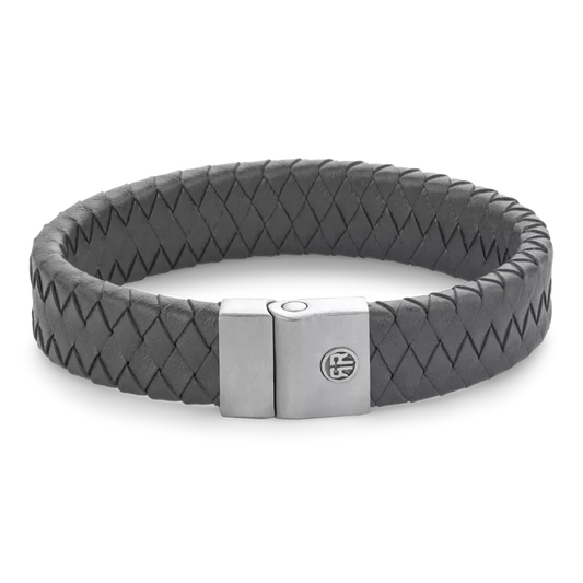 Rebel & Rose Full Metal Herringbone Grey Matt - RR-M0050-S-L