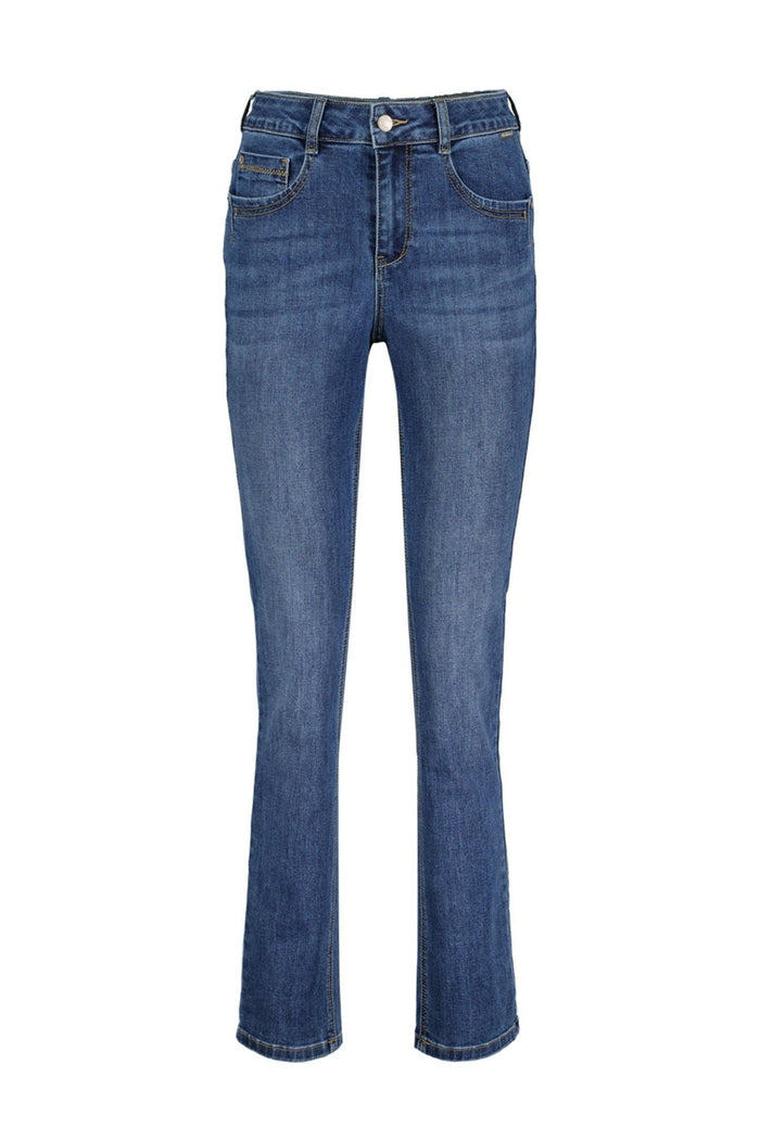 Red Button SRB3821 SS25 Kate Straight Jeans Stone Used Denim - Dotique - Red Button