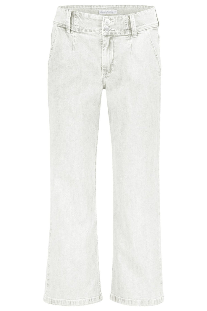 Red Button SRB4158 Off White Conny Highrise Wide Leg Jean - Dotique