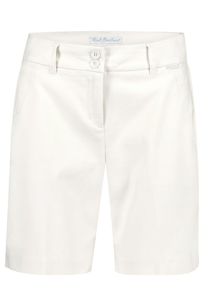 Red Button SRB4176 Ava Off White Smart Shorts - Dotique