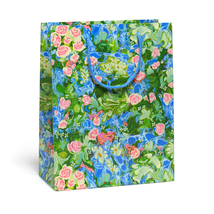 Red Cap Cards - Lily Pond gift bags: Small