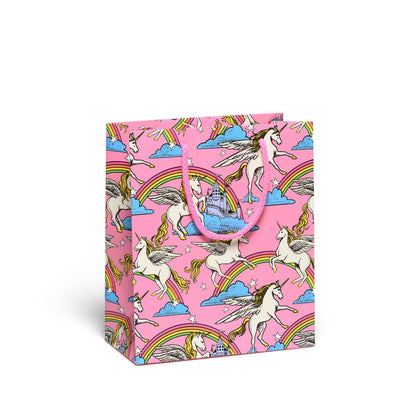 Red Cap Cards - Unicorn Queen gift bags: Medium