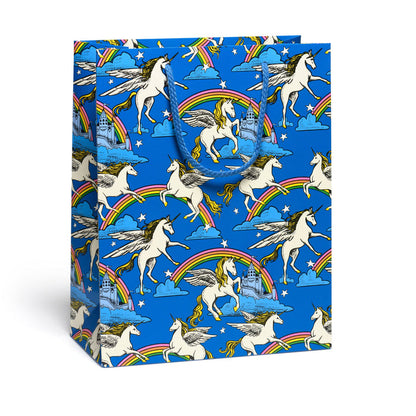Red Cap Cards - Unicorn Queen gift bags: Medium
