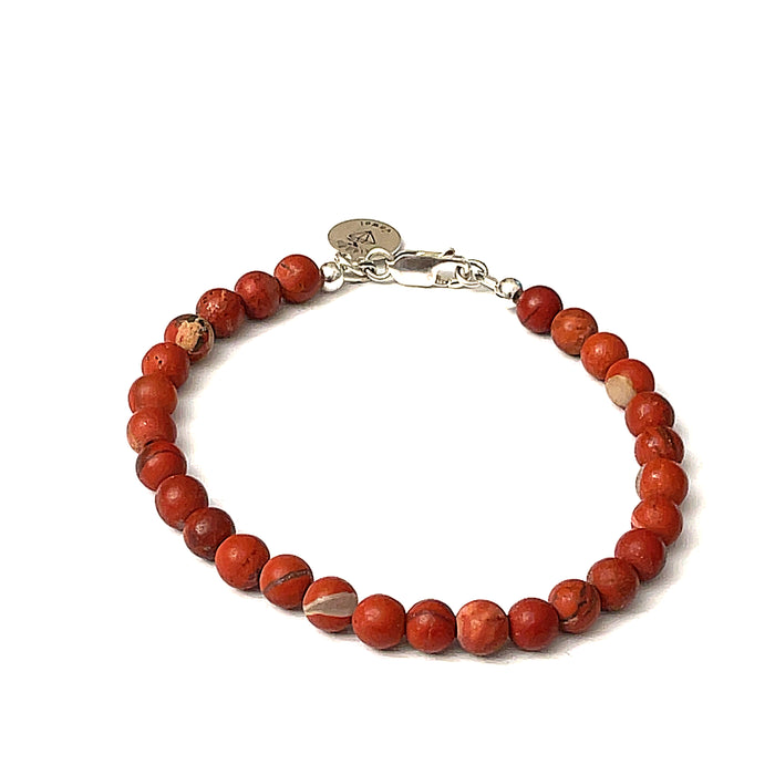 Red Jasper Gemstone Bracelet