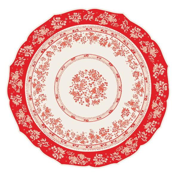 Hester & Cook Party Red Regal Diecut Placemats