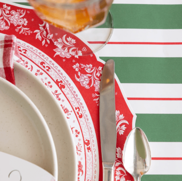 Hester & Cook Party Red Regal Diecut Placemats