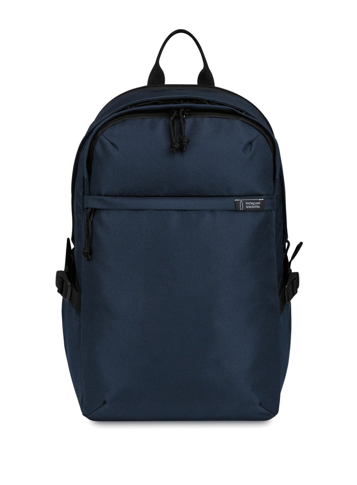 Navy Custom Recycled rPET Computer Backpack - Corporate Gifts
