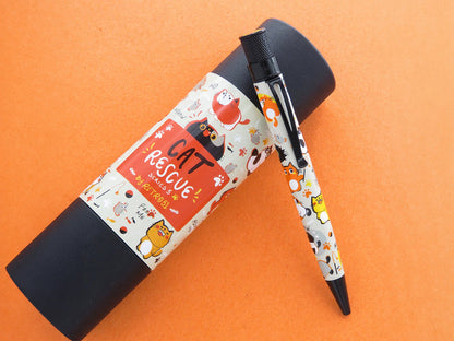 Retro 51 Rollerball and Fountain Pen - Cat Rescue