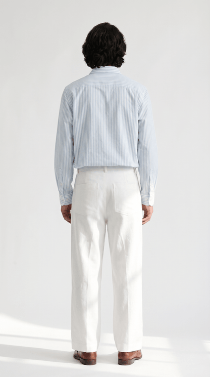 Bow Shirt Men - Retro Bow Shirt Men Blue - Naymish Designs
