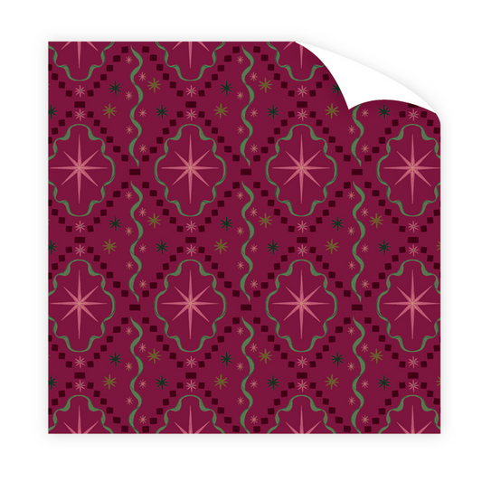 Dogwood Hill Retro Sparkle Wrapping Paper Roll