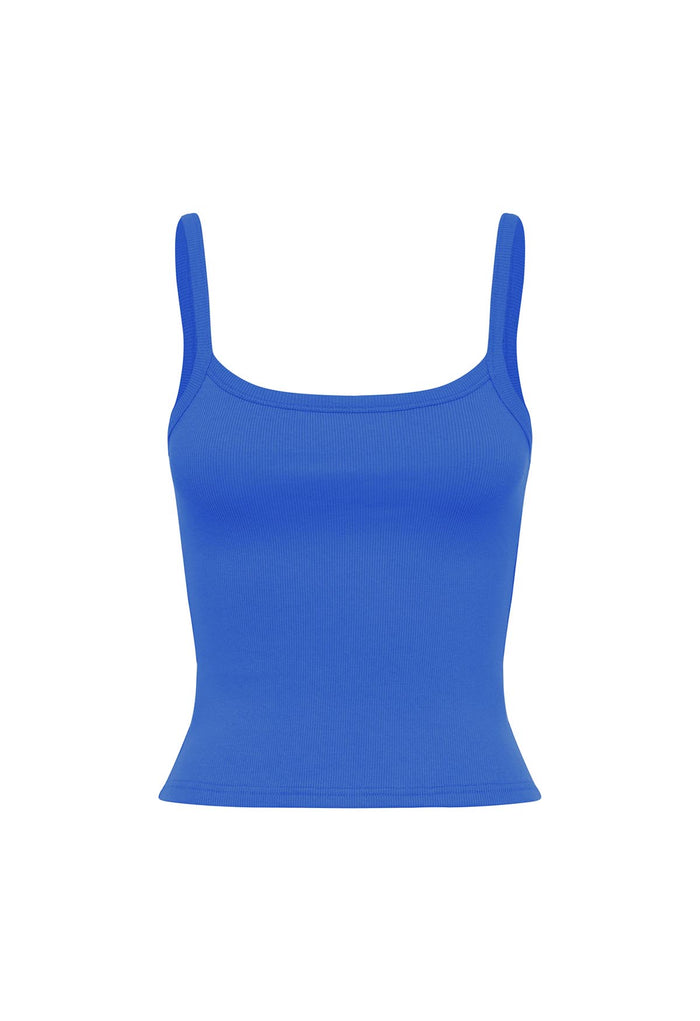 Ribbed Singlet Cobalto