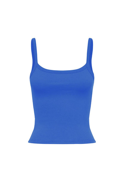Ribbed Singlet Cobalto