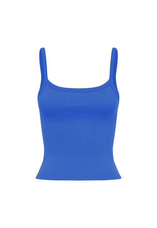 Ribbed Singlet Cobalto
