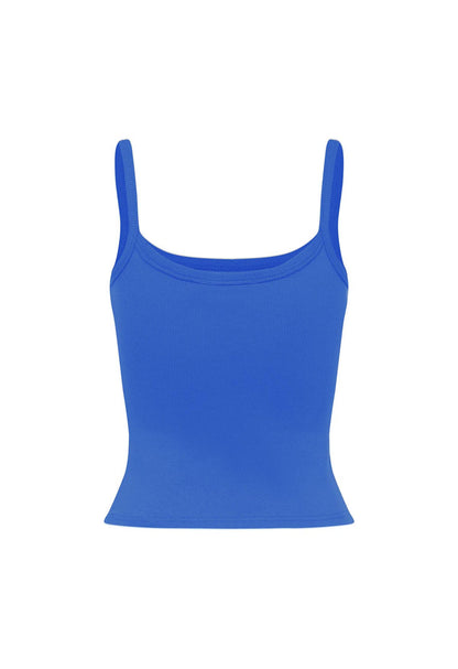Ribbed Singlet Cobalto
