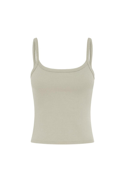 Ribbed Singlet Pietra
