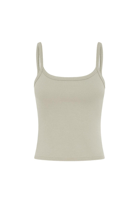 Ribbed Singlet Pietra
