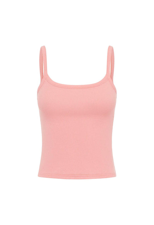 Ribbed Singlet Rosa