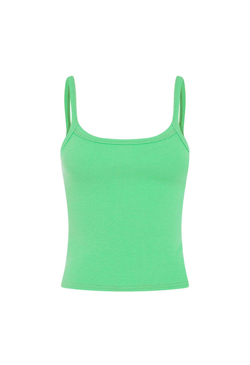 Ribbed Singlet Verde