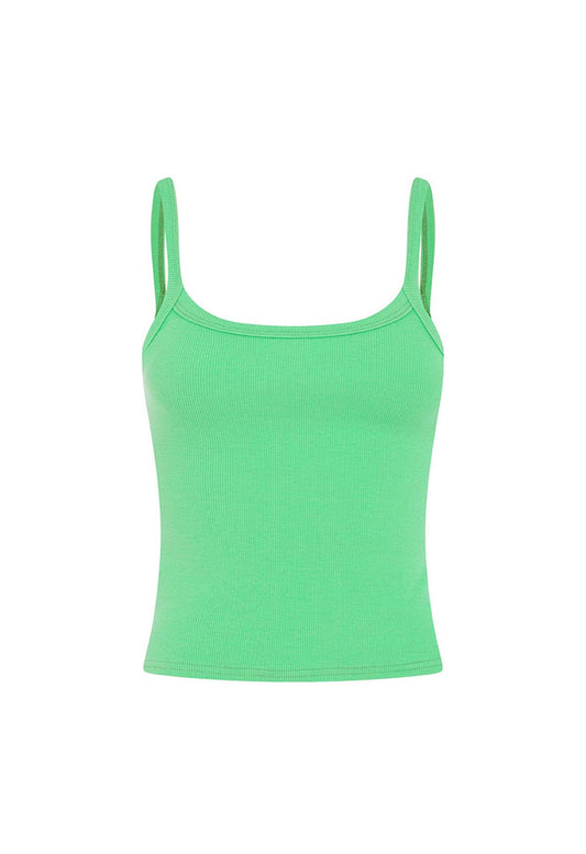 Ribbed Singlet Verde