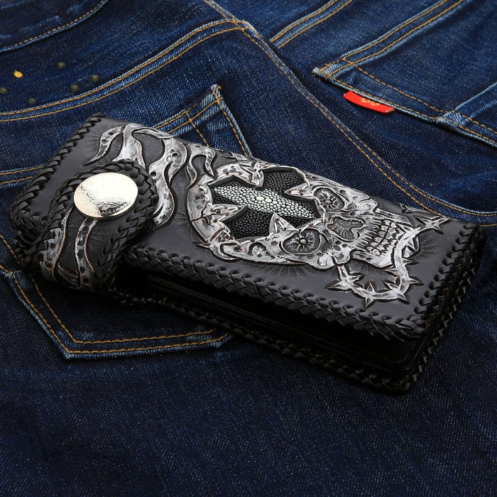 Rider Demon Leather Biker Wallet [2]