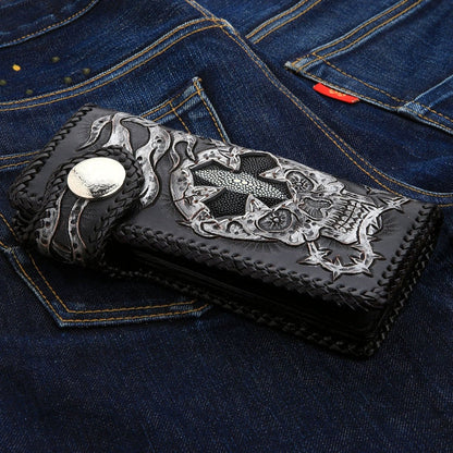 Rider Demon Leather Biker Wallet [2]