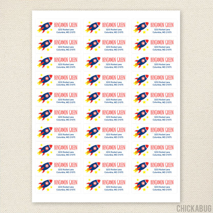 Rocket Address Labels