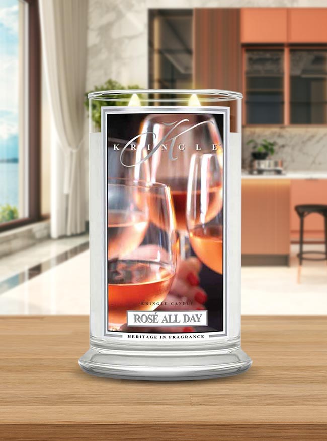 Rosé All Day Large 2-wick - Kringle Candle Company