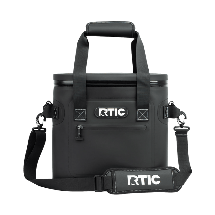 Black Custom RTIC 20 Can Ultra-Tough Soft Cooler - Corporate Gifts