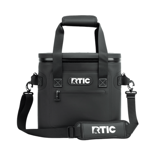 Black Custom RTIC 20 Can Ultra-Tough Soft Cooler - Corporate Gifts