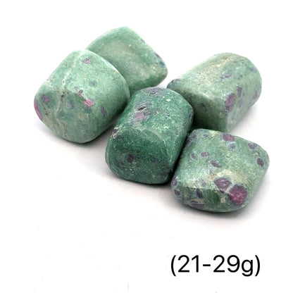 Ruby Fuchsite tumbled  Gemstones